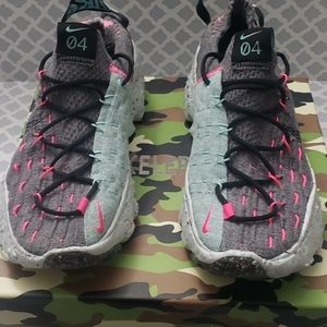 Nike wmns space hippie 04 south beach grey pink women casual shoes